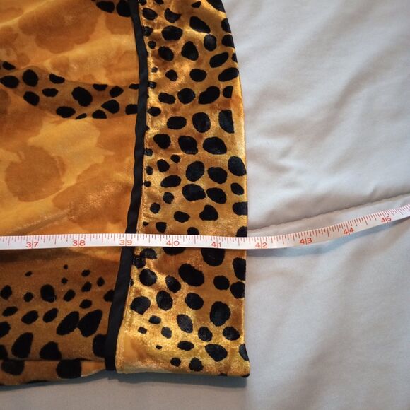 2 Pc Sofia Intimates PJ Set XL (16-18) Black Gold Leopard Print. Soft Cozy - Picture 10 of 12